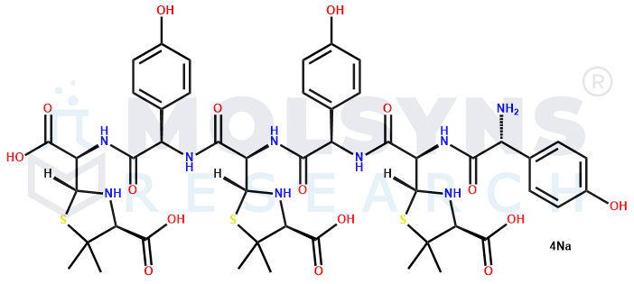 Amoxicillin Open RIng Trimer Impurity Sodium Salt