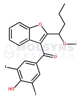 Des-O-[2-(diethylamino)ethyl]-1-methoxy Amiodarone