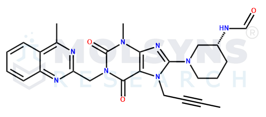 N-Formyl Linagliptin impurity