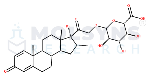 Vamorolone Hydrogenated metabolite glucuronide